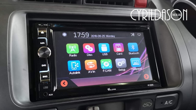 Review of a China made double DIN car stereo system 